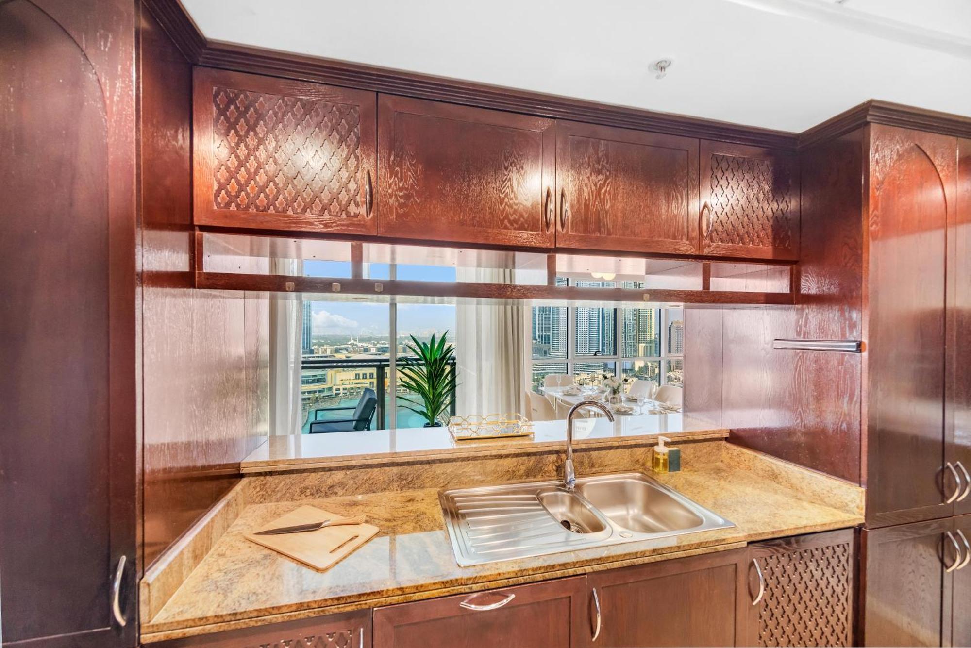 Durrani Homes - Grandiose 5Br Besides Dubai Mall With Burjkhalifa And Fountain View Kültér fotó