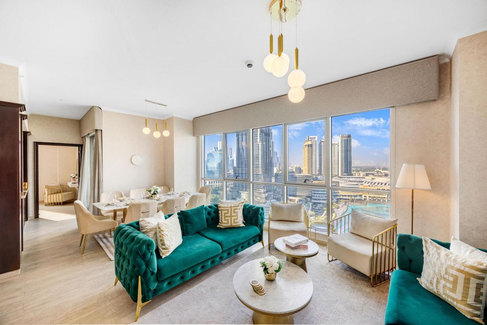 Durrani Homes - Grandiose 5Br Besides Dubai Mall With Burjkhalifa And Fountain View Kültér fotó