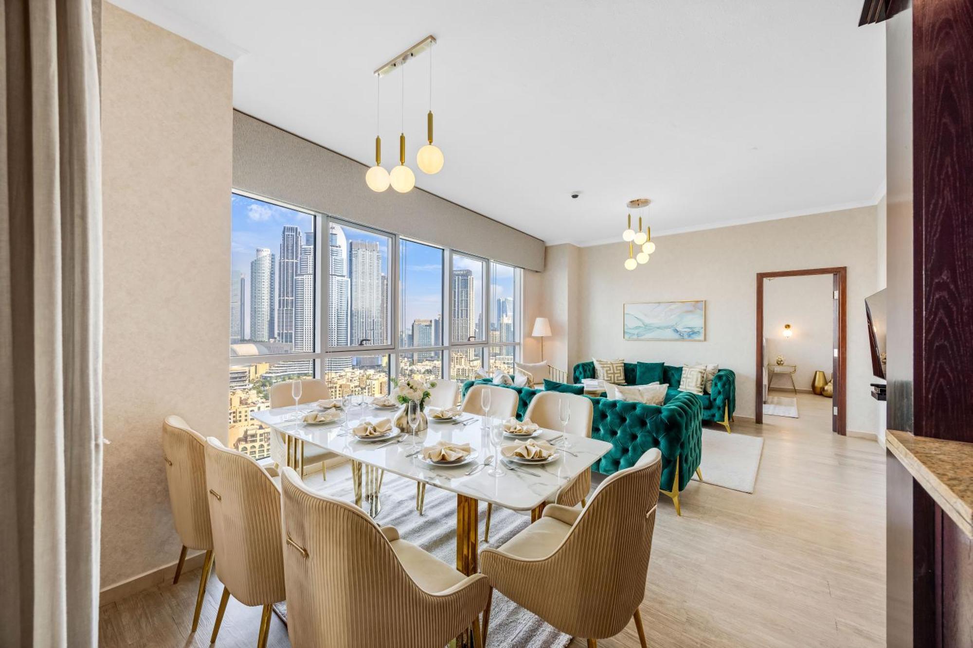 Durrani Homes - Grandiose 5Br Besides Dubai Mall With Burjkhalifa And Fountain View Kültér fotó
