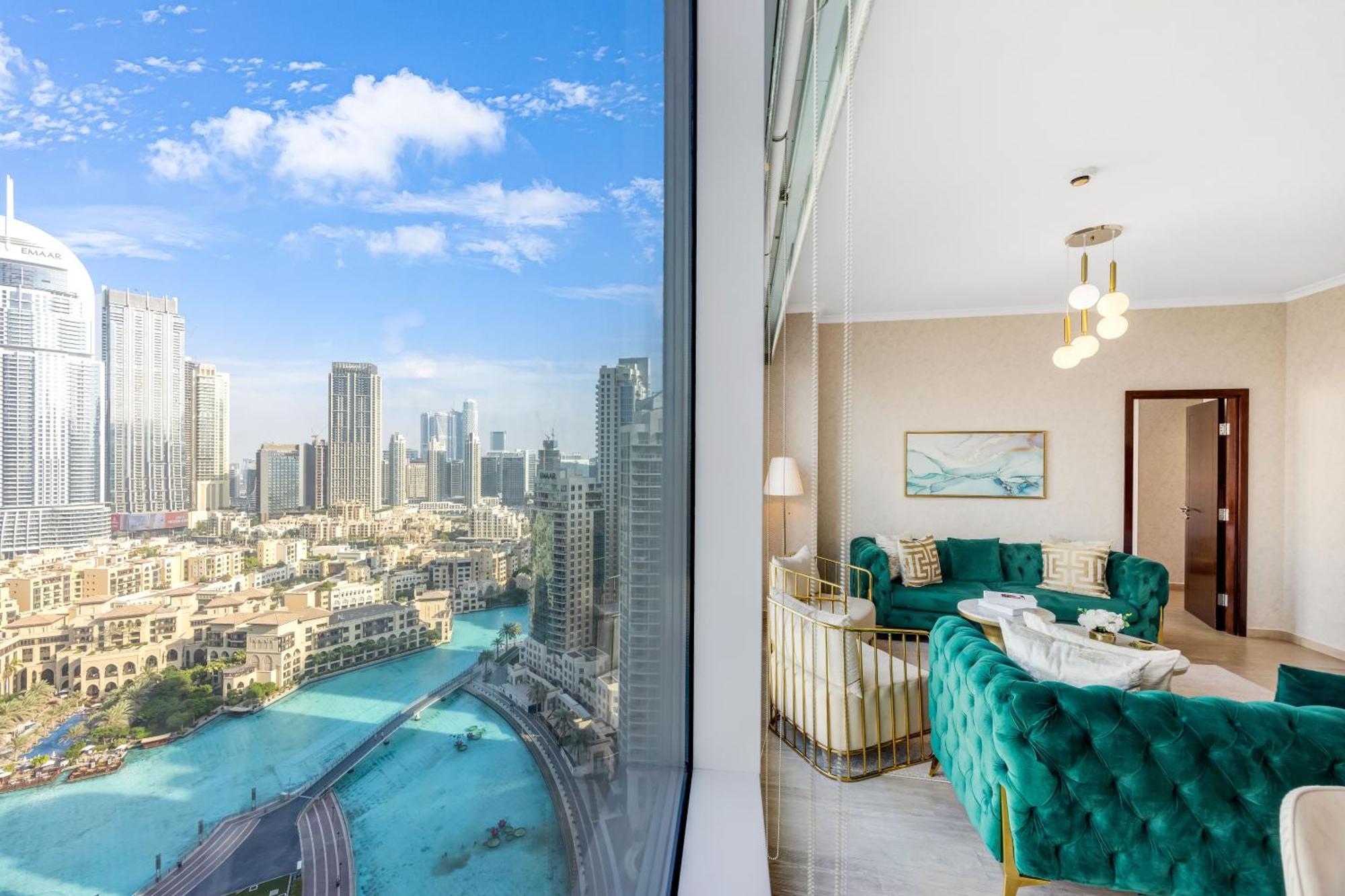 Durrani Homes - Grandiose 5Br Besides Dubai Mall With Burjkhalifa And Fountain View Kültér fotó