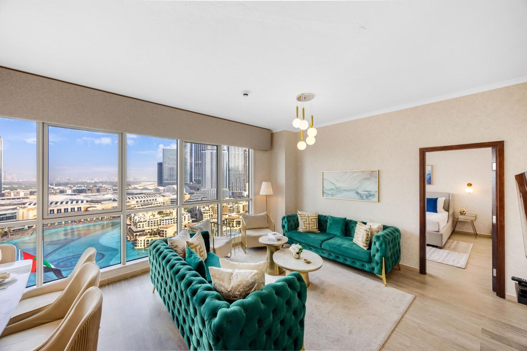 Durrani Homes - Grandiose 5Br Besides Dubai Mall With Burjkhalifa And Fountain View Kültér fotó
