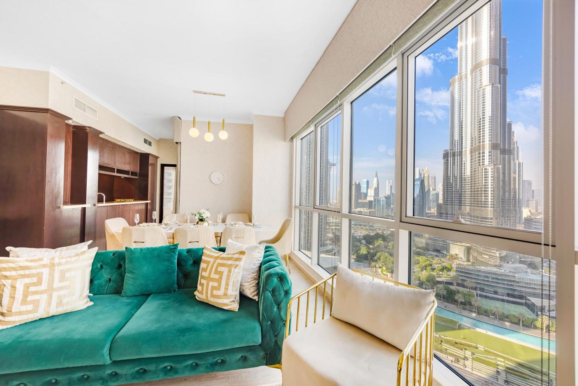 Durrani Homes - Grandiose 5Br Besides Dubai Mall With Burjkhalifa And Fountain View Kültér fotó