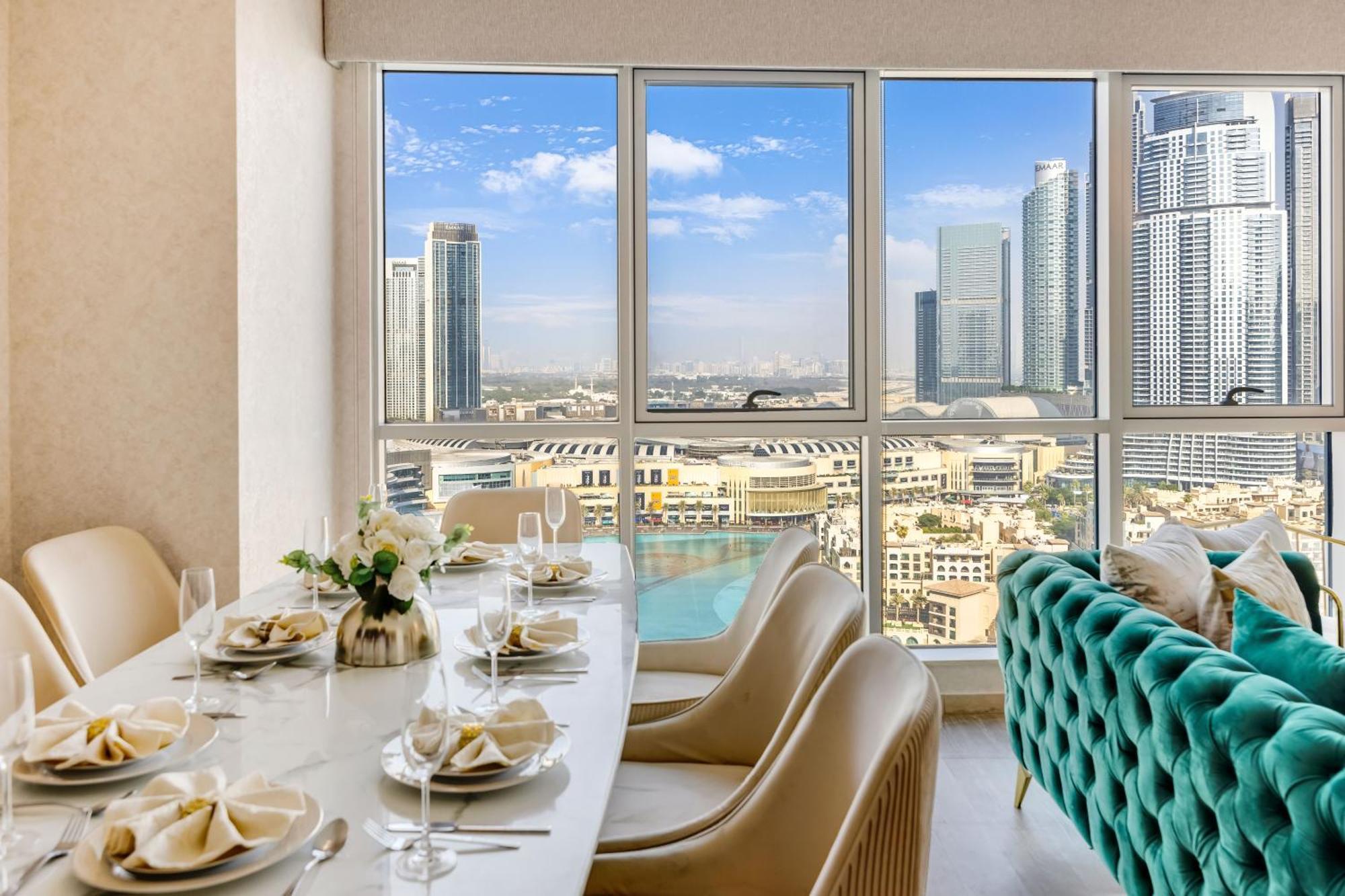 Durrani Homes - Grandiose 5Br Besides Dubai Mall With Burjkhalifa And Fountain View Kültér fotó