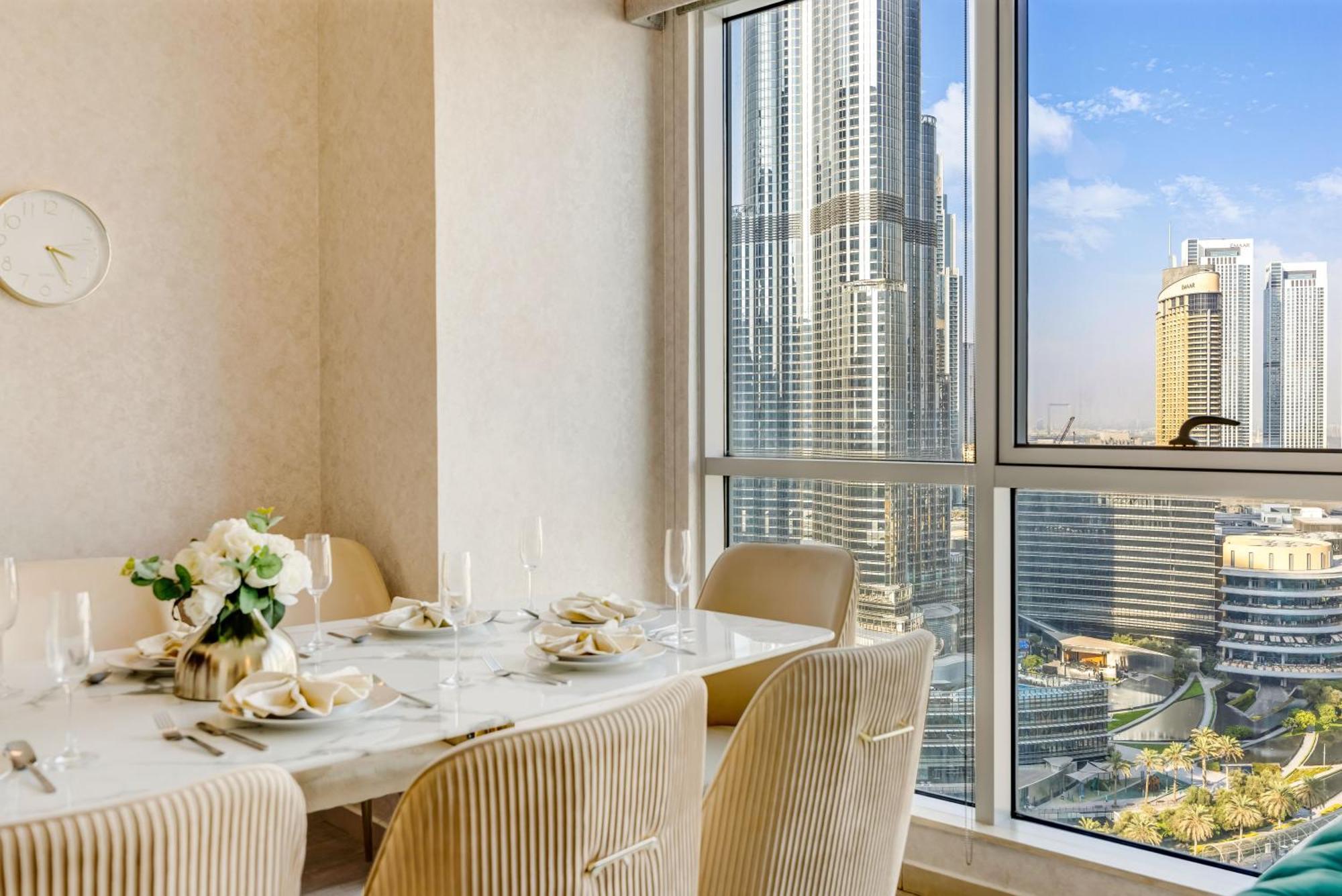 Durrani Homes - Grandiose 5Br Besides Dubai Mall With Burjkhalifa And Fountain View Kültér fotó