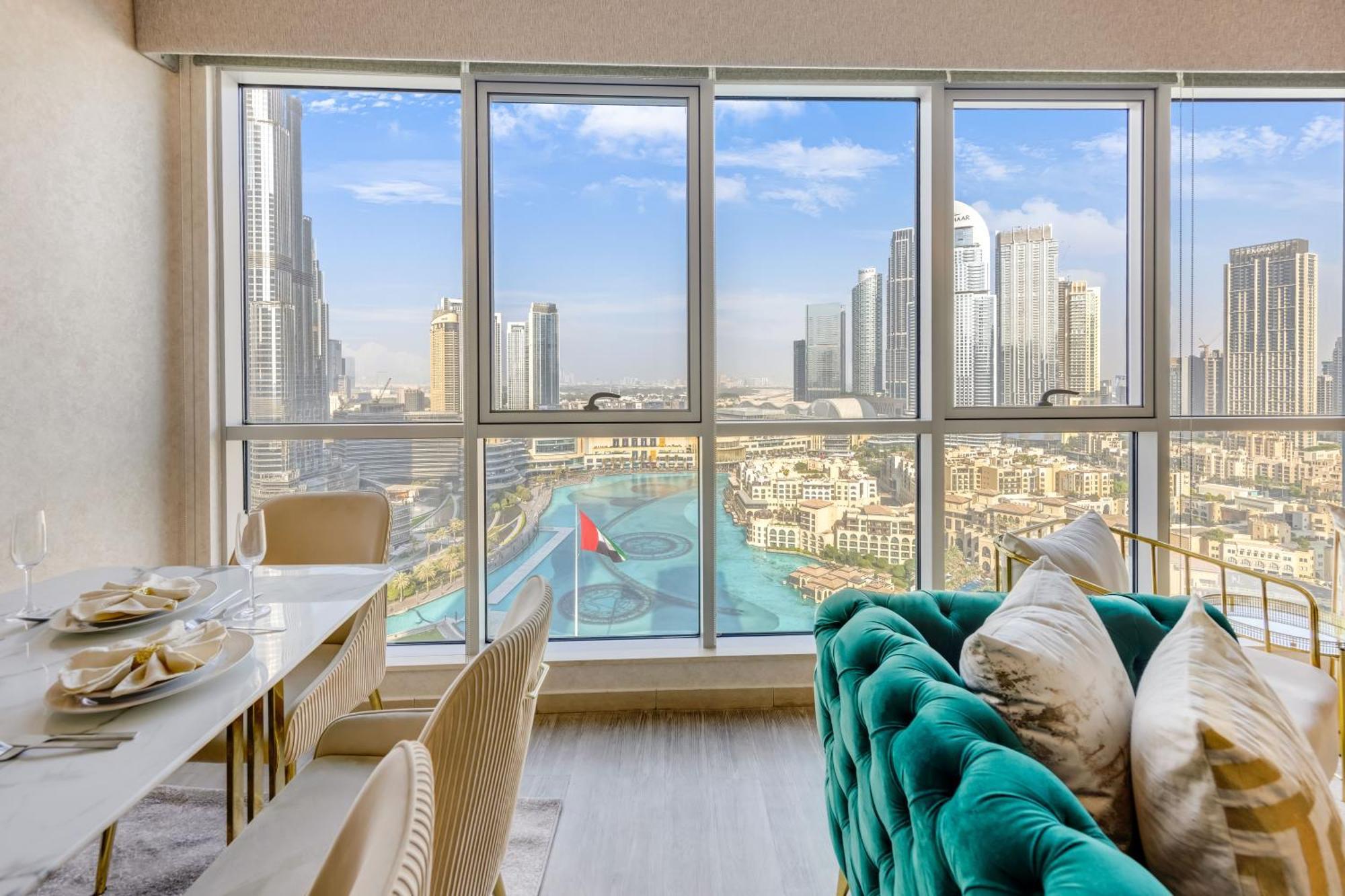 Durrani Homes - Grandiose 5Br Besides Dubai Mall With Burjkhalifa And Fountain View Kültér fotó